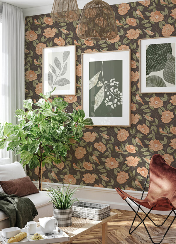 0089177 bernadina black rosebush wallpaper