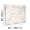 0089882 nestle pink bird block print wallpaper