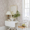 0089884 nestle pink bird block print wallpaper