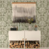 0089898 nestle green bird block print wallpaper