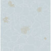 0089926 gardena sky blue embroidered floral wallpaper