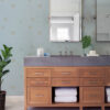 0089928 gardena sky blue embroidered floral wallpaper