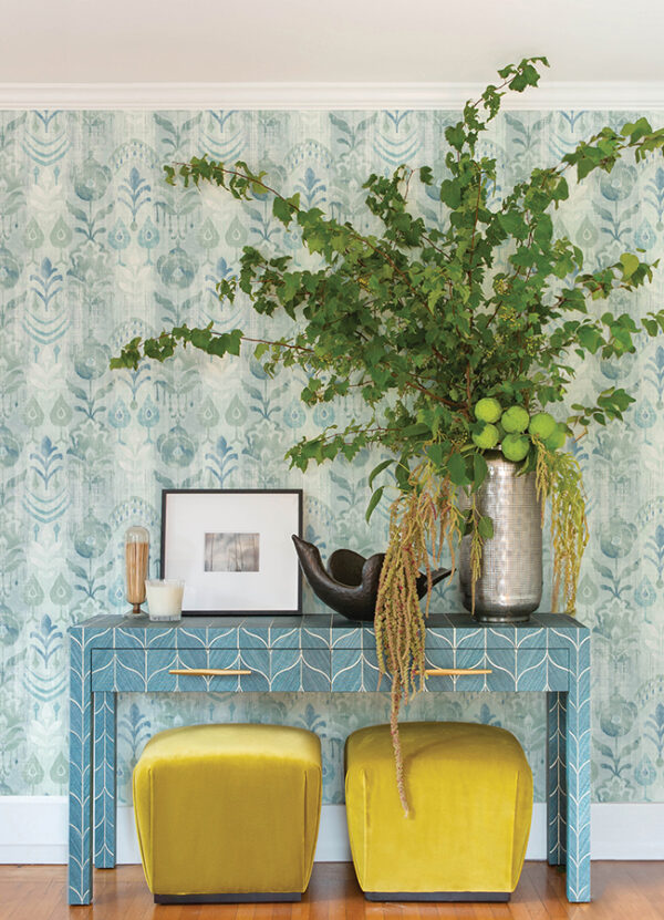 0089933 pavord green floral shibori wallpaper