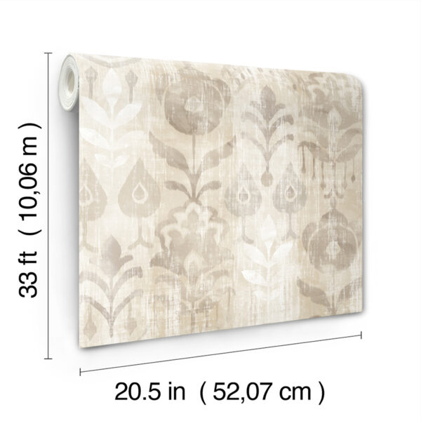 0089947 pavord neutral floral shibori wallpaper