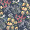 0089951 cultivate navy springtime blooms wallpaper