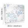 0089957 cultivate blue springtime blooms wallpaper