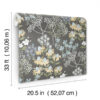 0089962 cultivate grey springtime blooms wallpaper