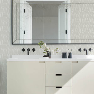 Bancroft Dove Artistic Stripe Wallpaper