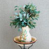 0090013 lawndale blue textured pinstripe wallpaper
