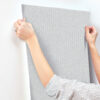 0090015 lawndale blue textured pinstripe wallpaper