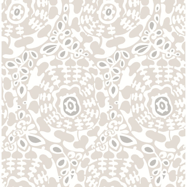 0090061 divine grey abstract medallion wallpaper