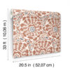 0090077 divine rust abstract medallion wallpaper