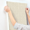 0090100 glynn wheat chevron wallpaper