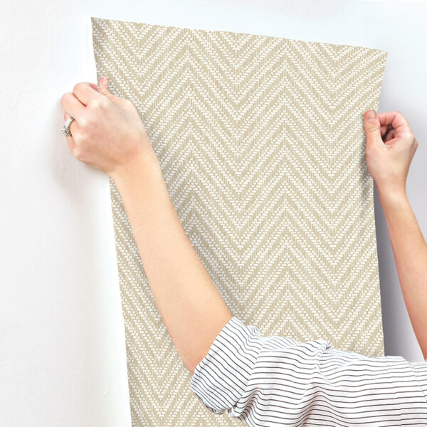 0090100 glynn wheat chevron wallpaper