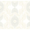 0090131 villa bone embellished ogee wallpaper