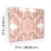 0090137 villa raspberry embellished ogee wallpaper