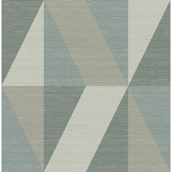 0091505 winslow green geometric faux grasscloth wallpaper