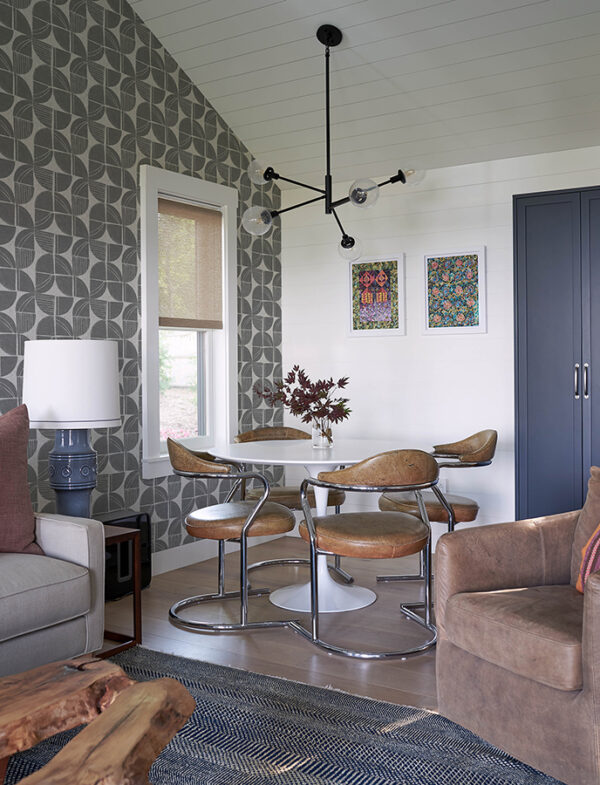 0091523 baxter charcoal semicircle mosaic wallpaper