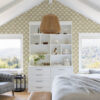 0091555 baldwin champagne shibori stripe wallpaper