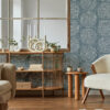 0091576 salma denim medallion wallpaper