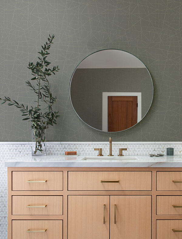0091587 alcott charcoal dotted wallpaper