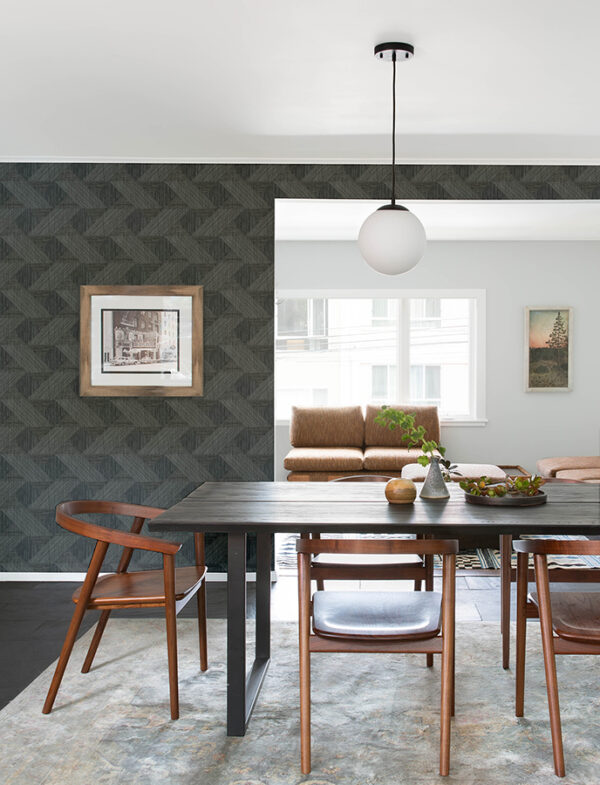 0091615 presley black tessellation wallpaper