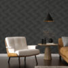 0091616 presley black tessellation wallpaper