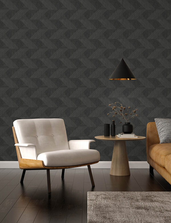 0091616 presley black tessellation wallpaper