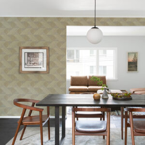 Presley Coffee Tessellation Wallpaper