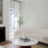 0091635 harlow silver curved contours wallpaper