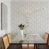 0091636 harlow silver curved contours wallpaper