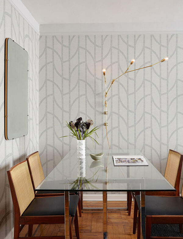 0091636 harlow silver curved contours wallpaper