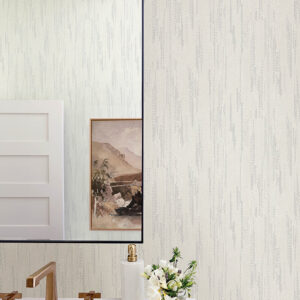 Baris Silver Stipple Stripe Wallpaper