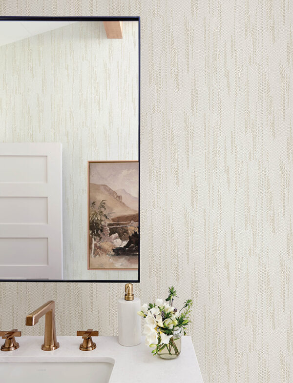 0091679 baris gold stipple stripe wallpaper