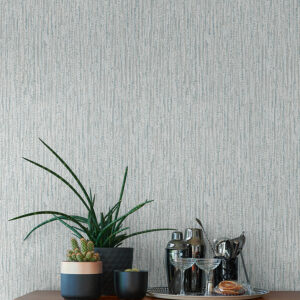 Corliss Light Blue Beaded Strands Wallpaper
