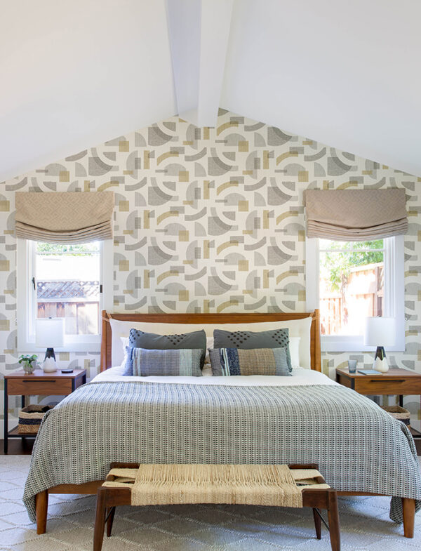 0091720 fulton gold shapes wallpaper