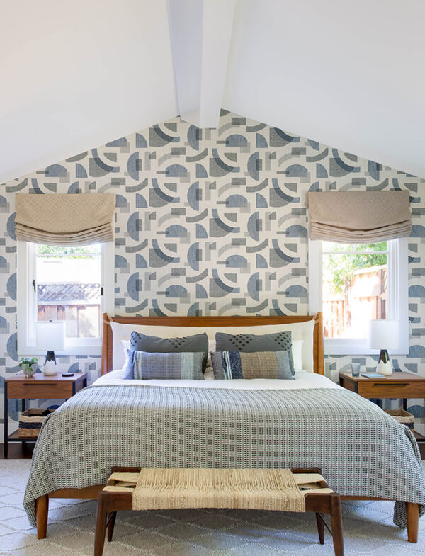 0091724 fulton blue shapes wallpaper