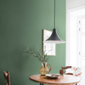 Parget Eklov Dark Green Textured Wallpaper