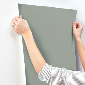 Parget Avokado Green Textured Wallpaper