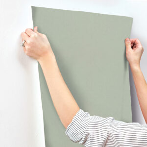 Parget Var Light Green Textured Wallpaper