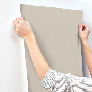 Parget Sand Taupe Textured Wallpaper