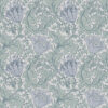 0091918 anemone blue floral trail wallpaper