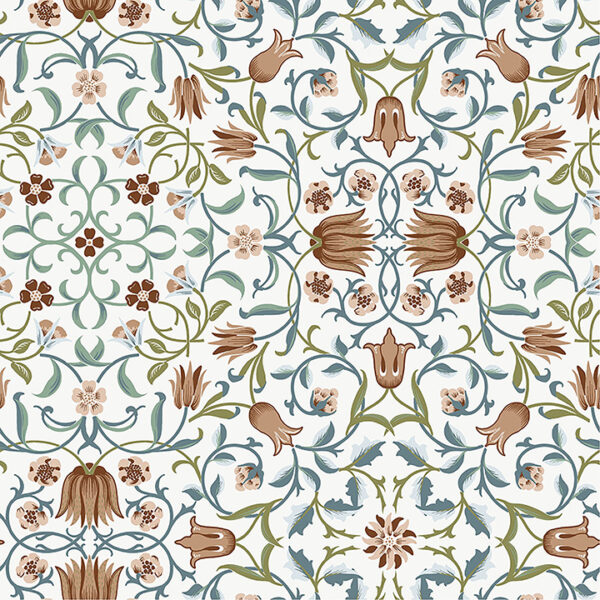 0091935 no 1 holland park red floral wallpaper