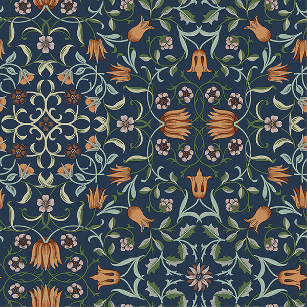 0091947 no 1 holland park dark blue floral wallpaper