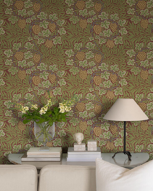0091983 vine ruby woodland fruits wallpaper