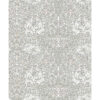 0091997 african marigold white floral wallpaper