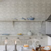 0091999 african marigold white floral wallpaper