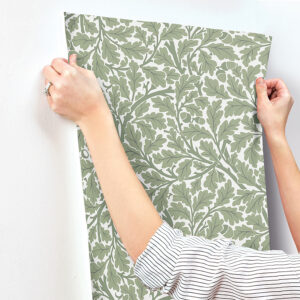Oak Tree Green Leaf Wallpaper