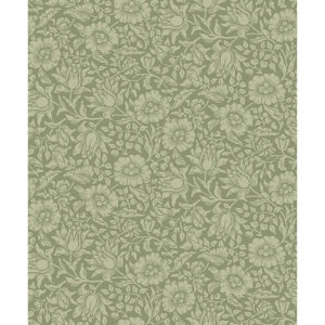 0092074 mallow green floral vine wallpaper