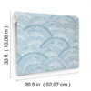 0093129 encircle indigo geometric wallpaper